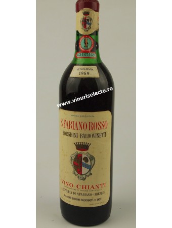 Fabiano rosso vino chianti 1969